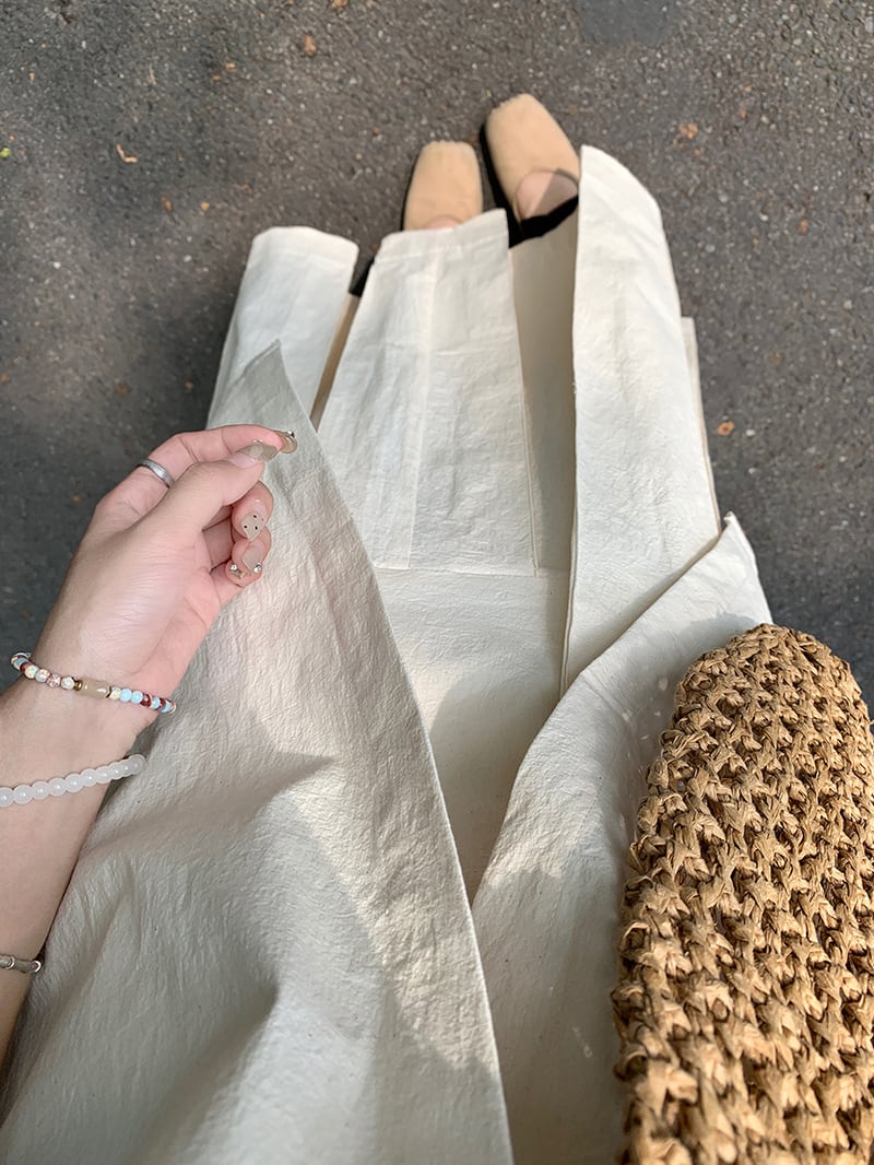 【set】スリットキャミソール+スカート2点セットG21396