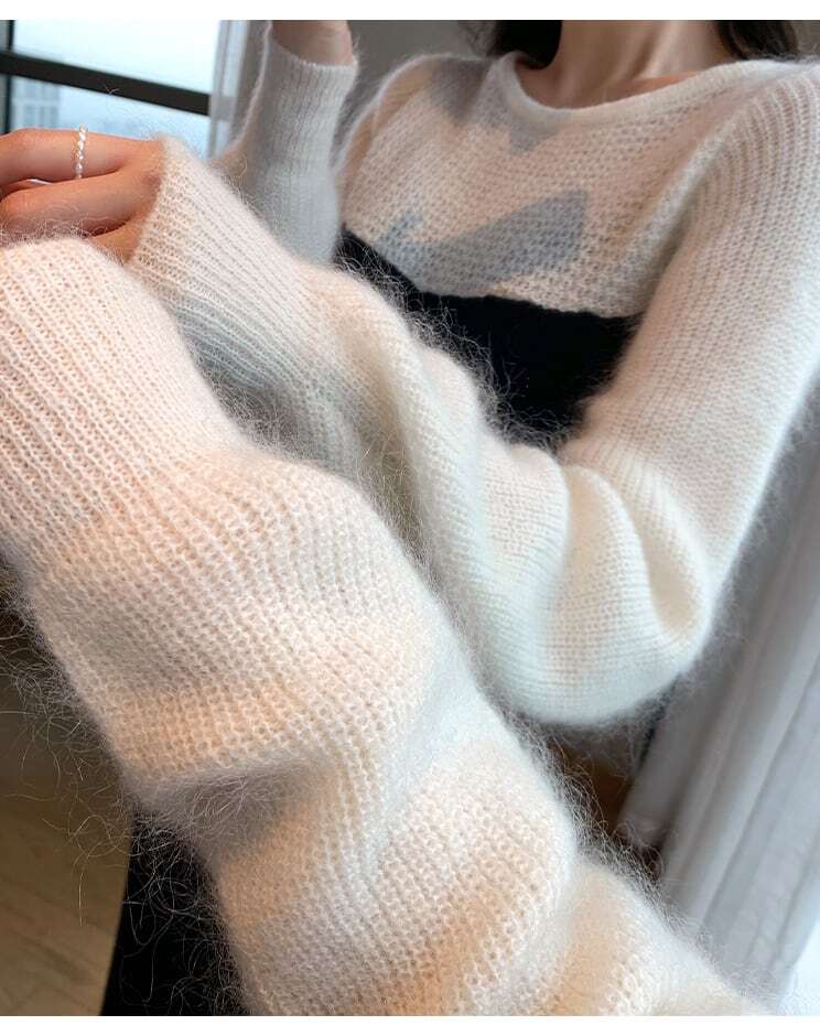 【dress】好感度UP!気質満点カラーマッチングレトロスリット着痩せニットワンピース G3908