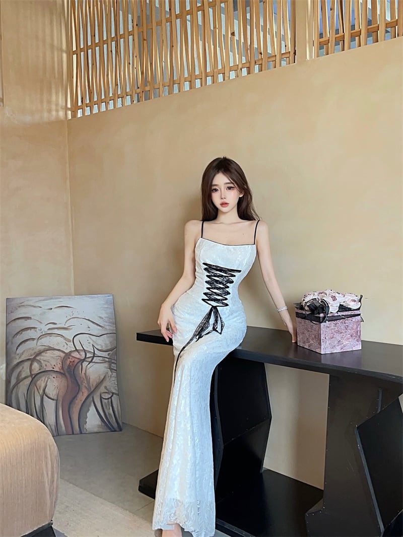 【dress】レースキャミワンピース M24597