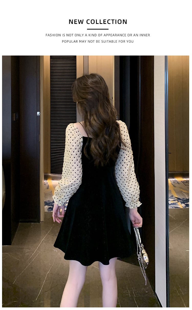 【dress】ドッキングワンピース M29544
