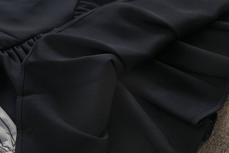 【dress】ドッキングリボン付きワンピース M18822