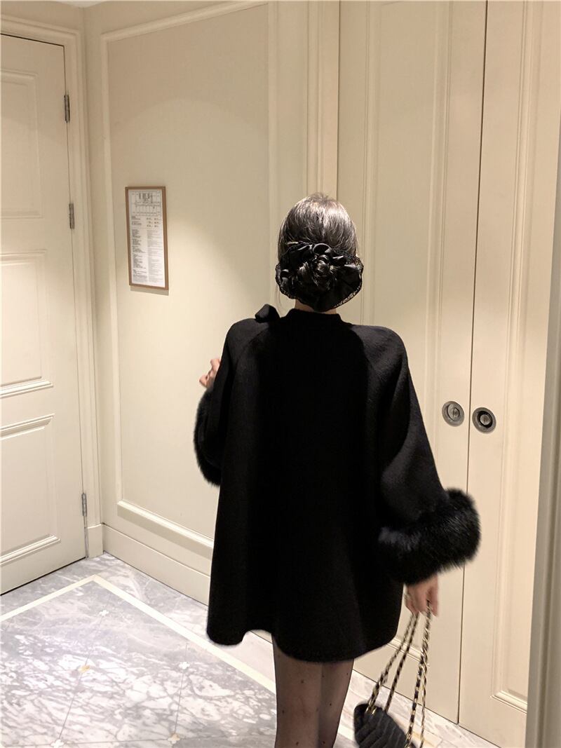 【outer】ダブルボタンファーコート M27939