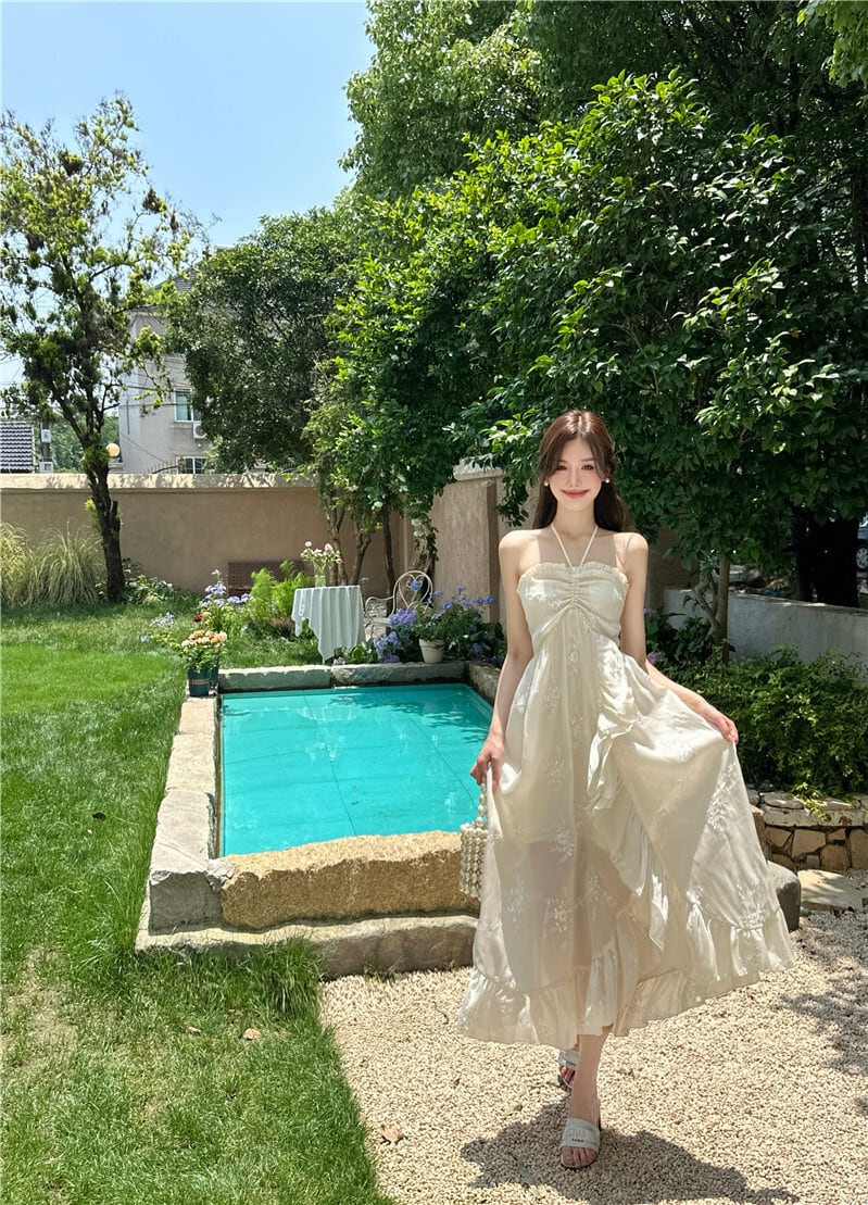 【dress】バックレスワンピース M25186