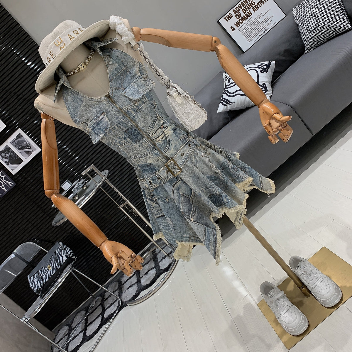 【dress】不規則 イレギュラーワンピース M25017