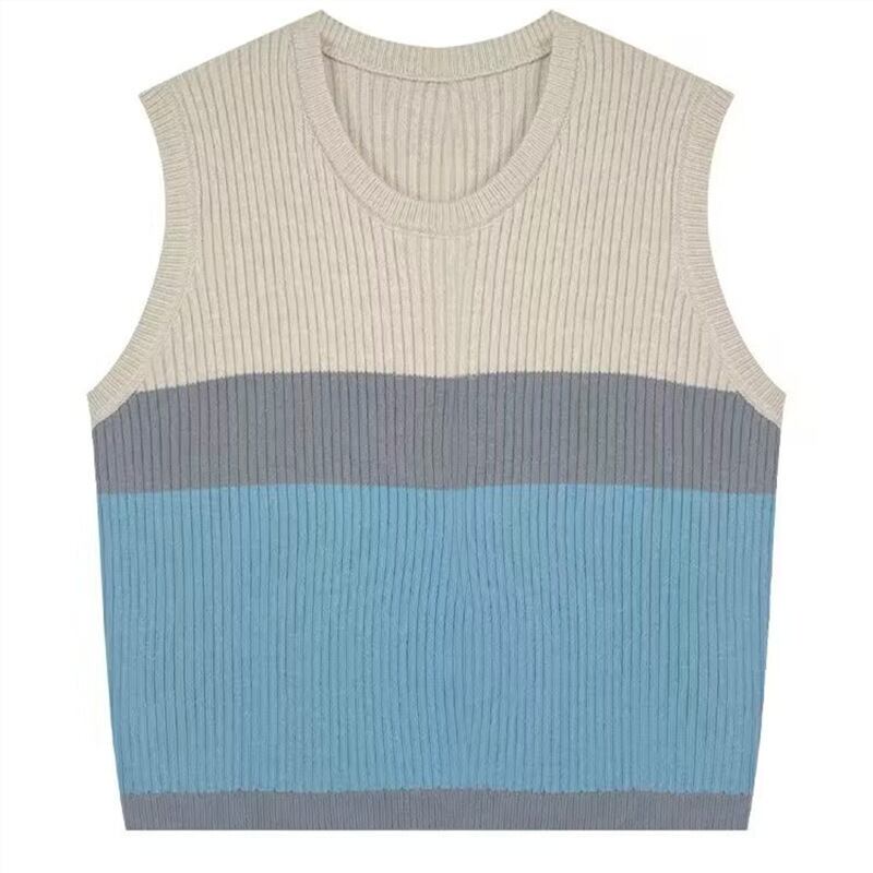 【tops】クルーネックニットベスト M18830