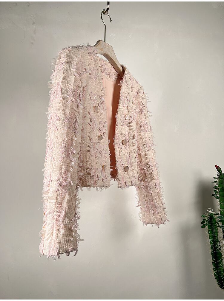 【outer】ツイードショートジャケット M28406