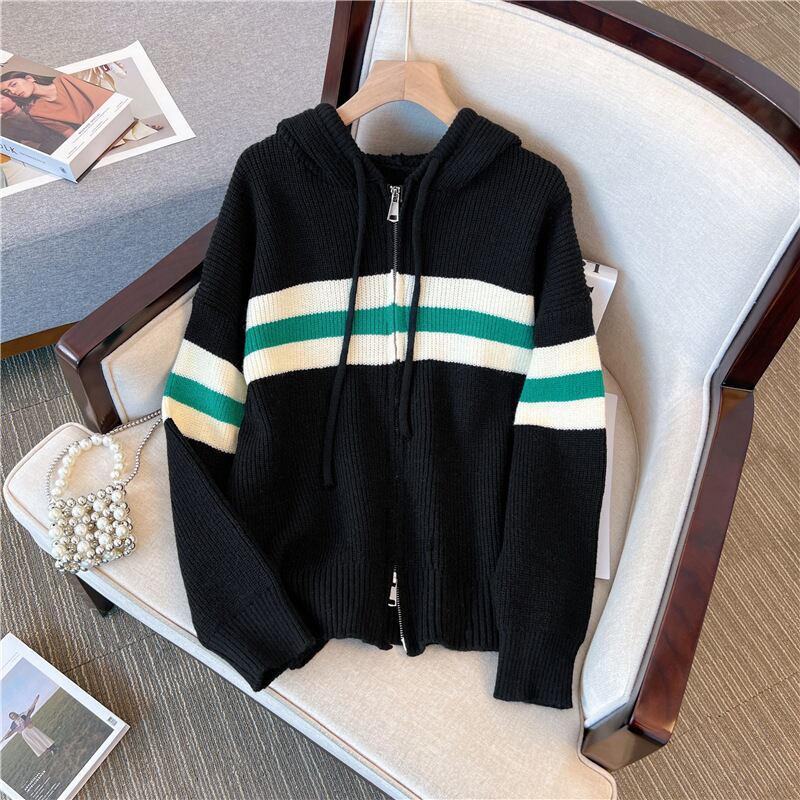 【outer】Wジップニットカーデ M18824