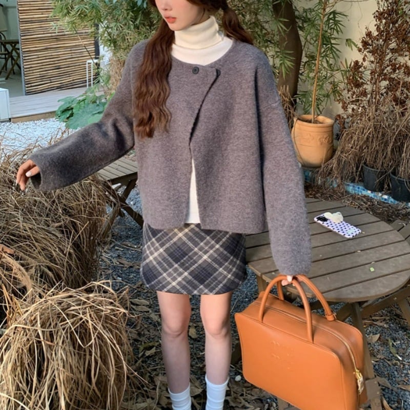 【outer】ニットコート M25587
