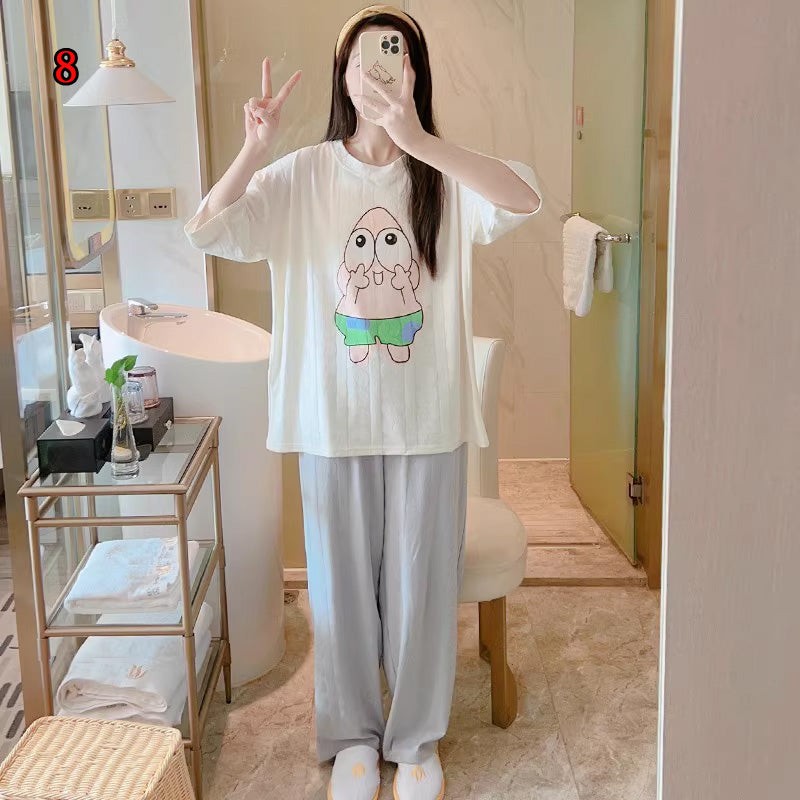 【ホーム・生活】可愛い上下セットルームウェアパジャマF7742