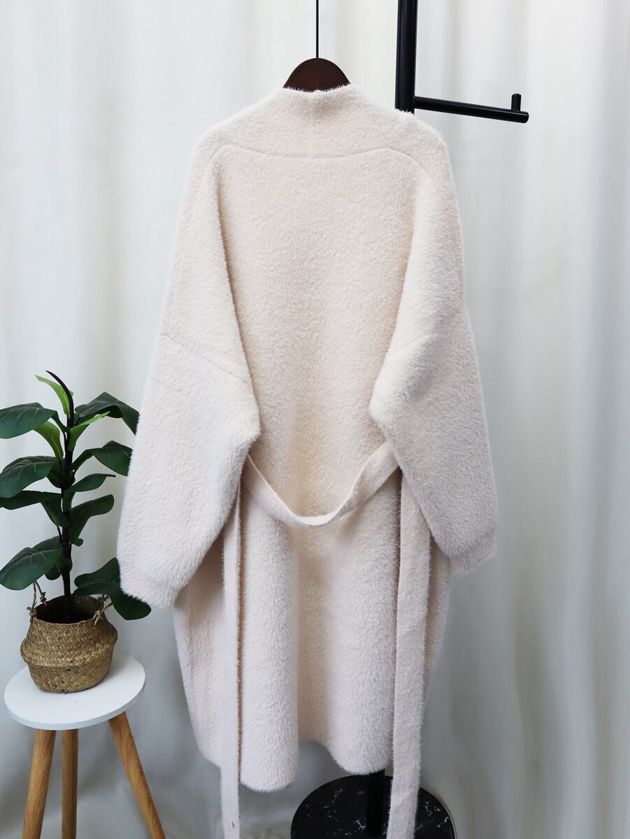 【outer】ロング丈ニットカーデ M27586