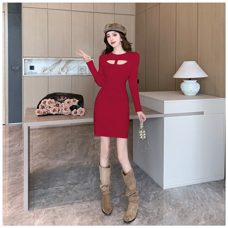 【dress】ニットワンピース M28340