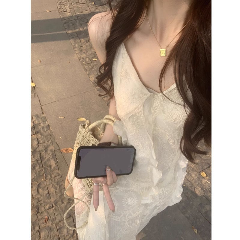 【dress】レースキャミワンピース M25154