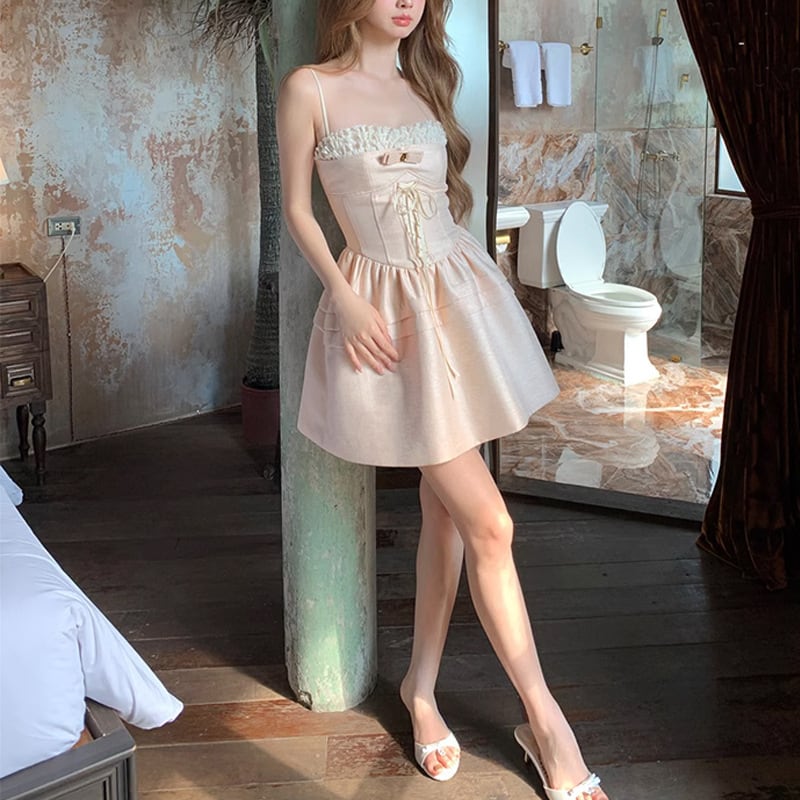 【dress】キャミレースワンピース M24187