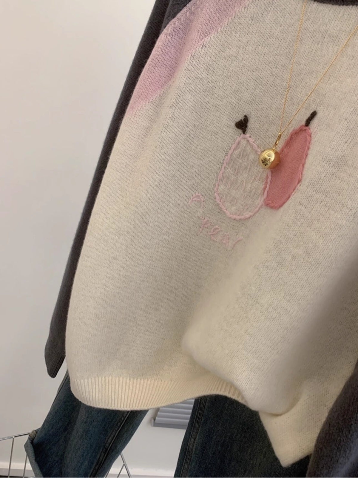 【tops】クルーネックニットセーター M29249