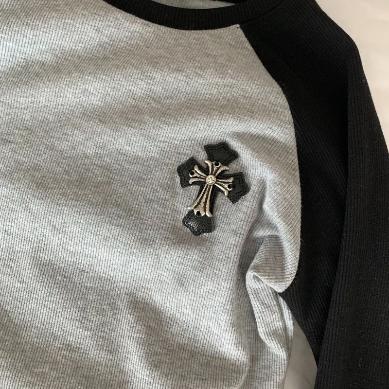 【tops】ラグランスリーブ長袖パーカーF7877