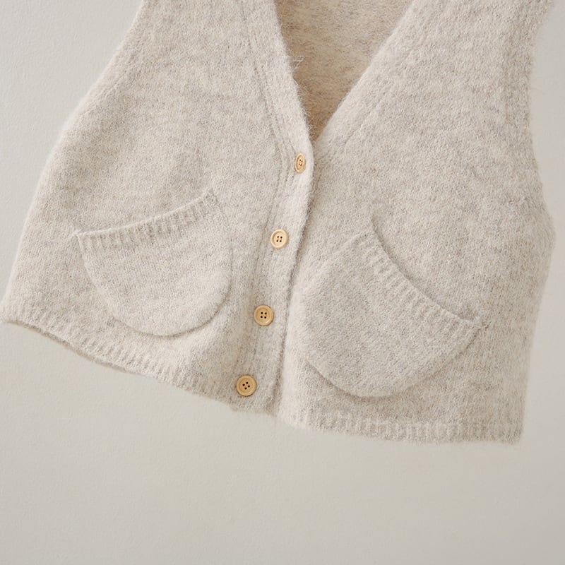 【tops】ニットベスト M25582