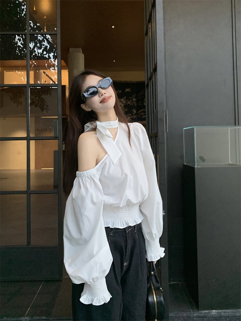 【tops】オフショルダートップス M25543