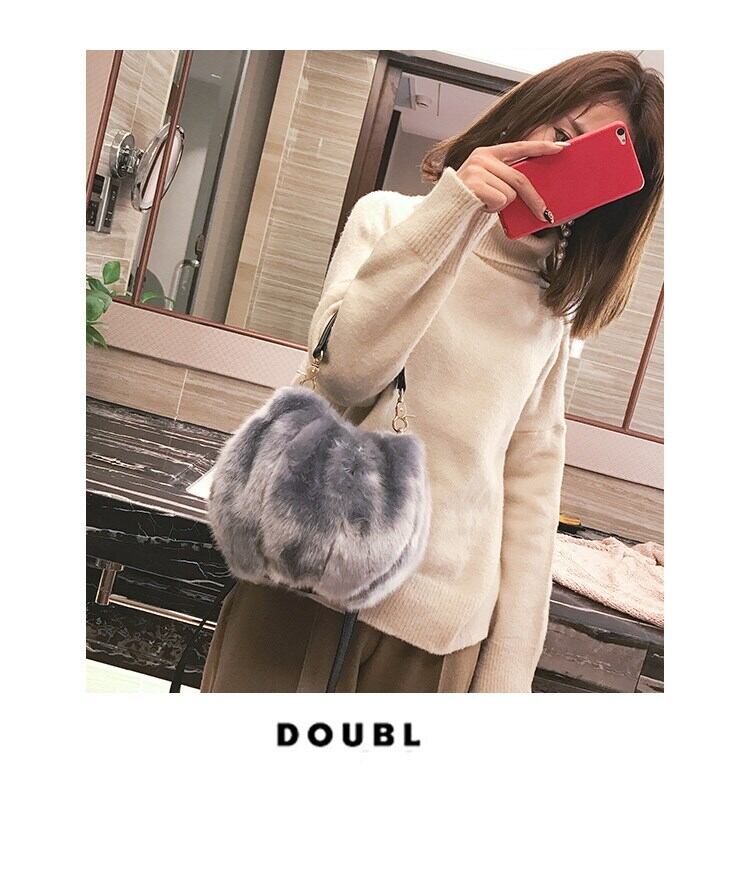 【小物】ファッション ふわふわ柔らかいバケツ型 G2588