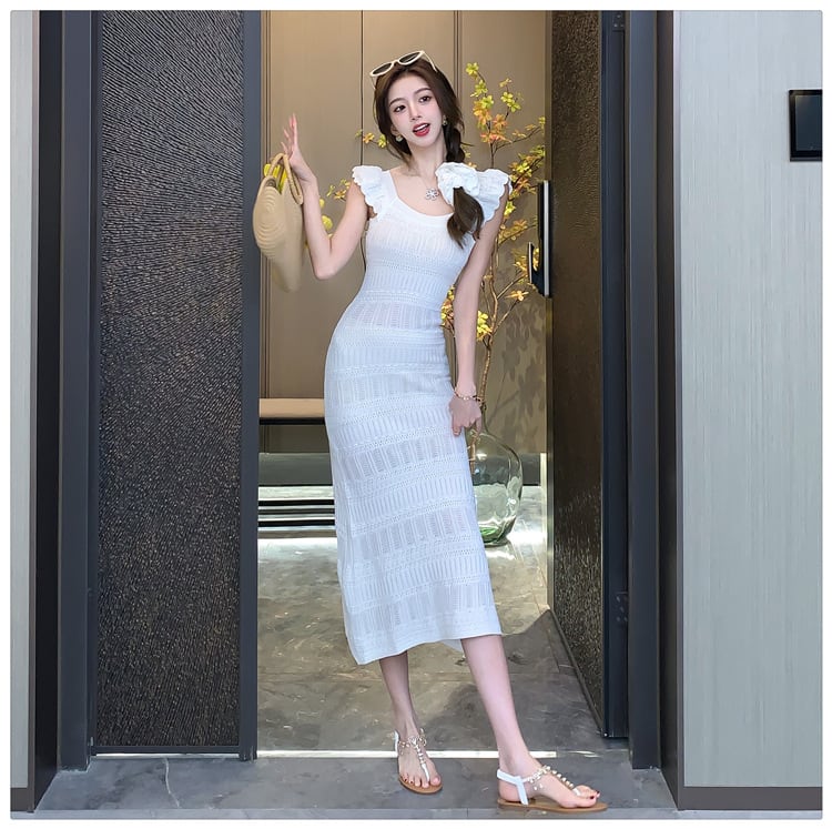【dress】ニットワンピース M24654