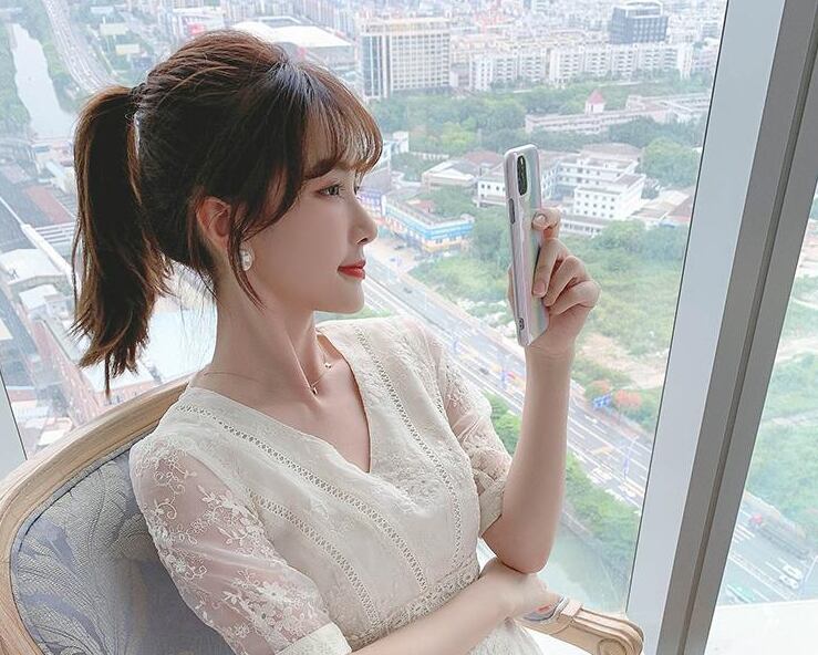 【dress】美人度アップ!気質満点レーススウィート夏 着痩せワンピース G0547