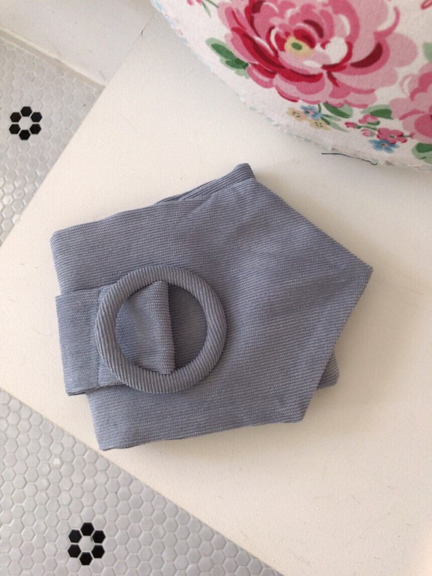 【dress】 韓国系気質満点レトロスウィートパフスリーブ着痩せコールテンワンピース G1775