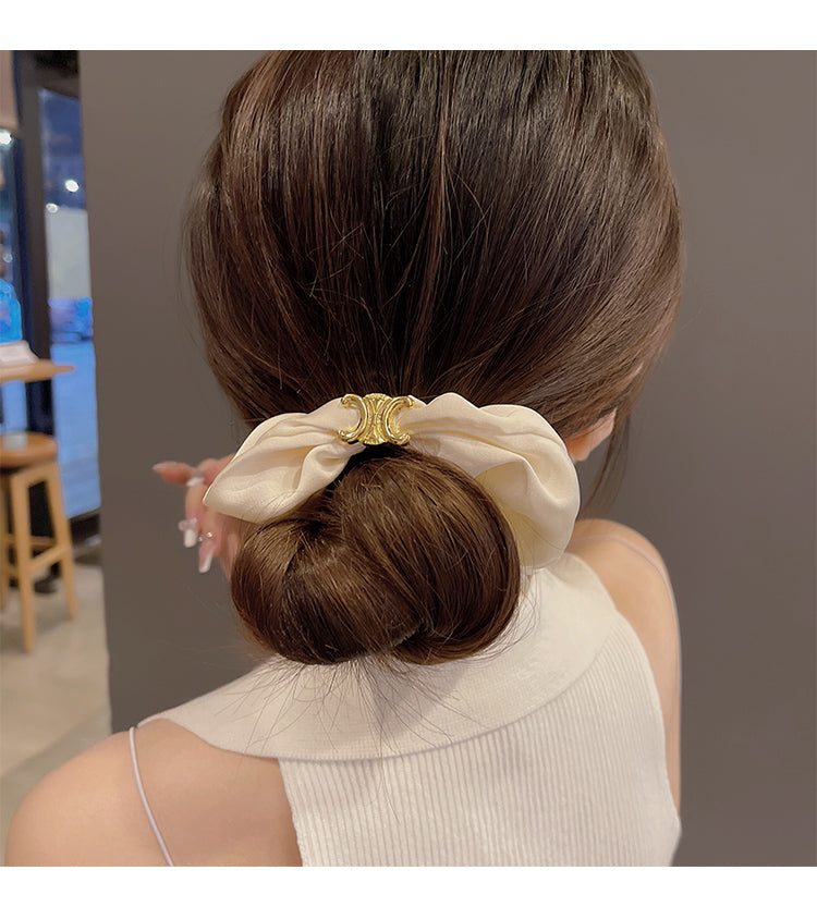 【小物】2色英字柄シュシュヘアゴムG22256