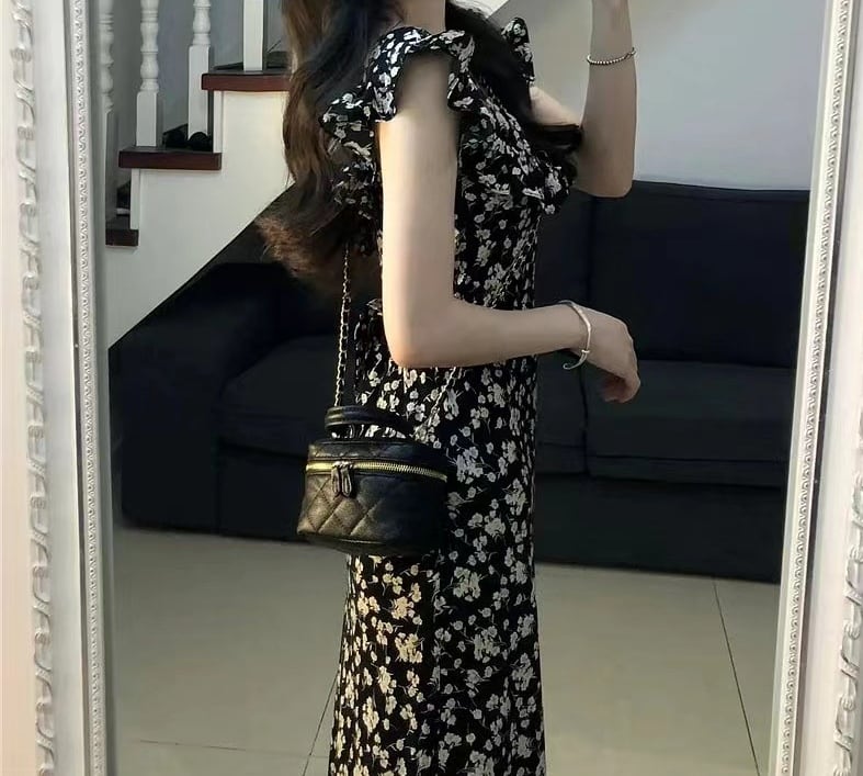 【dress】デート花柄ワンピース G21447