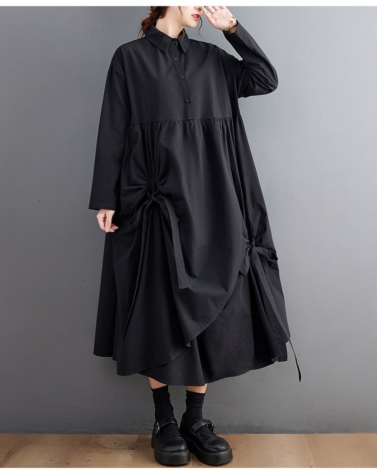 【dress】シャツワンピース M28453