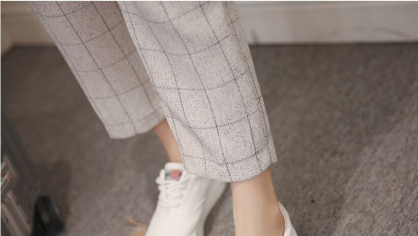 【set】韓流スタイル気質満点ファッションレトロオシャレスーツアウター+パンツ2点セット G5223