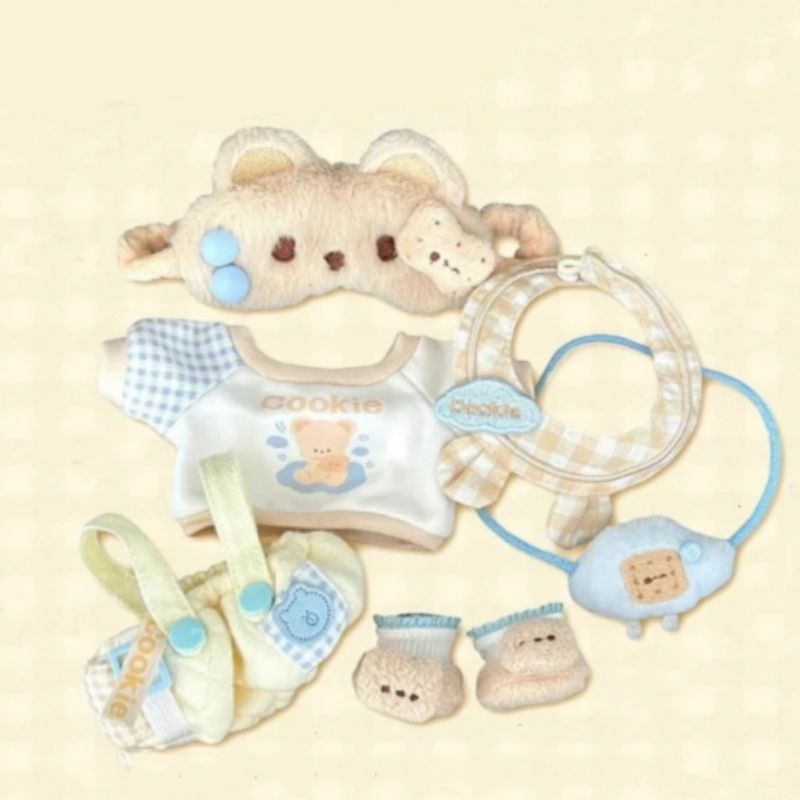 【GOODS】着せ替え ぬいぐるみ服 20cm 熊ちゃん 6点セット Q2572