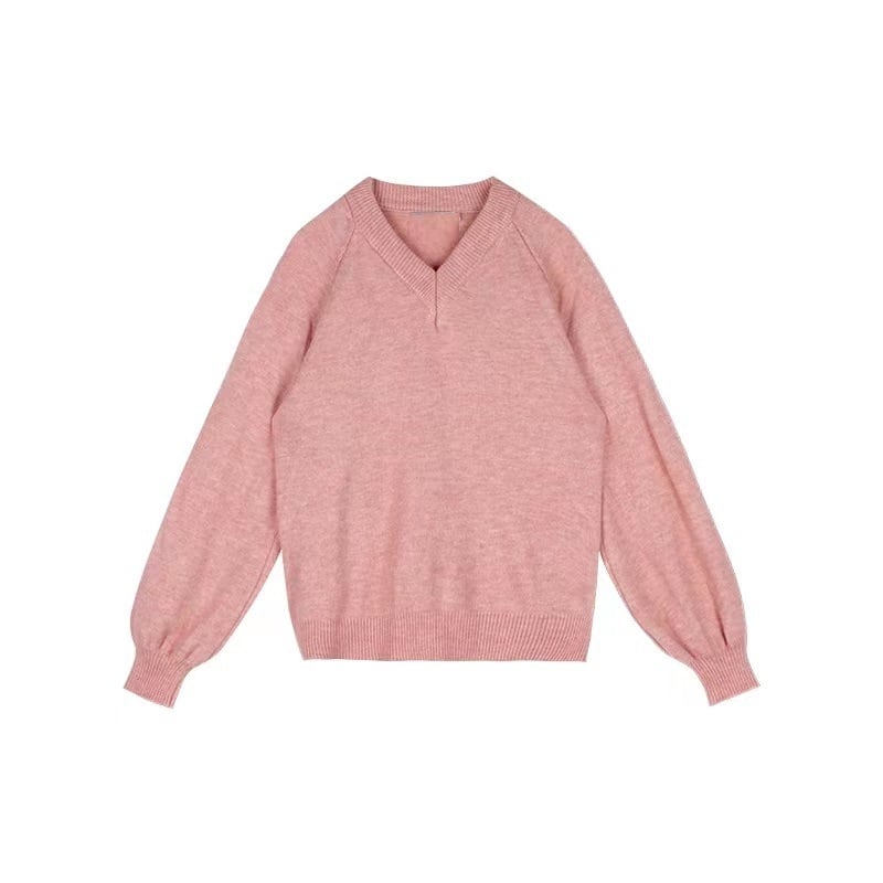 【tops】Vネックニットセーター M27400