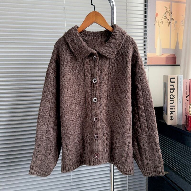 【outer】ニットカーディガン Q7147
