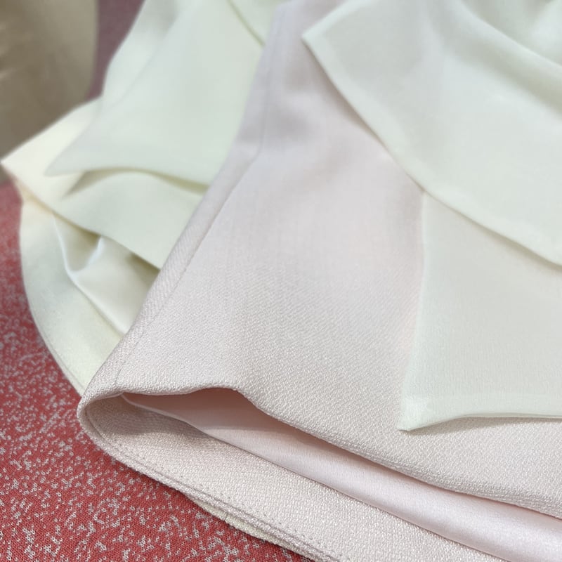 【tops】ラウンドネックリボン付きタンクトップF7082