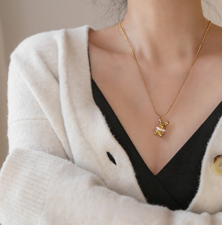 【小物】ビーズネックレスアクセサリー F7606