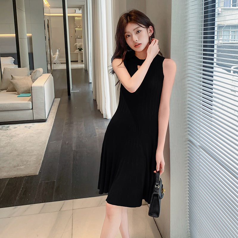 【dress】VネックニットワンピースG22106