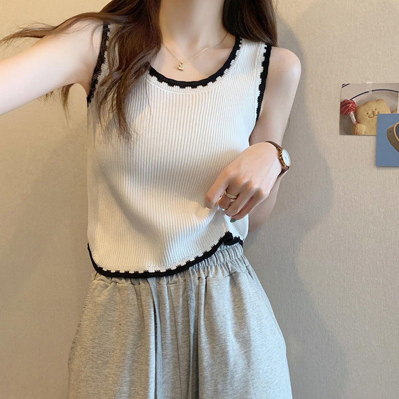 【tops】ニットタンクトップF7590