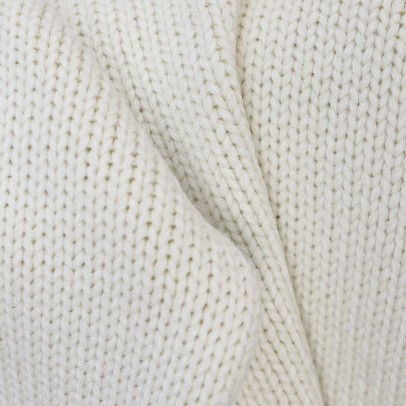 【outer】ラウンドネックニットカーディガンF8340