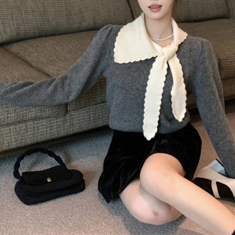 【tops】長袖ニットセーターG23098