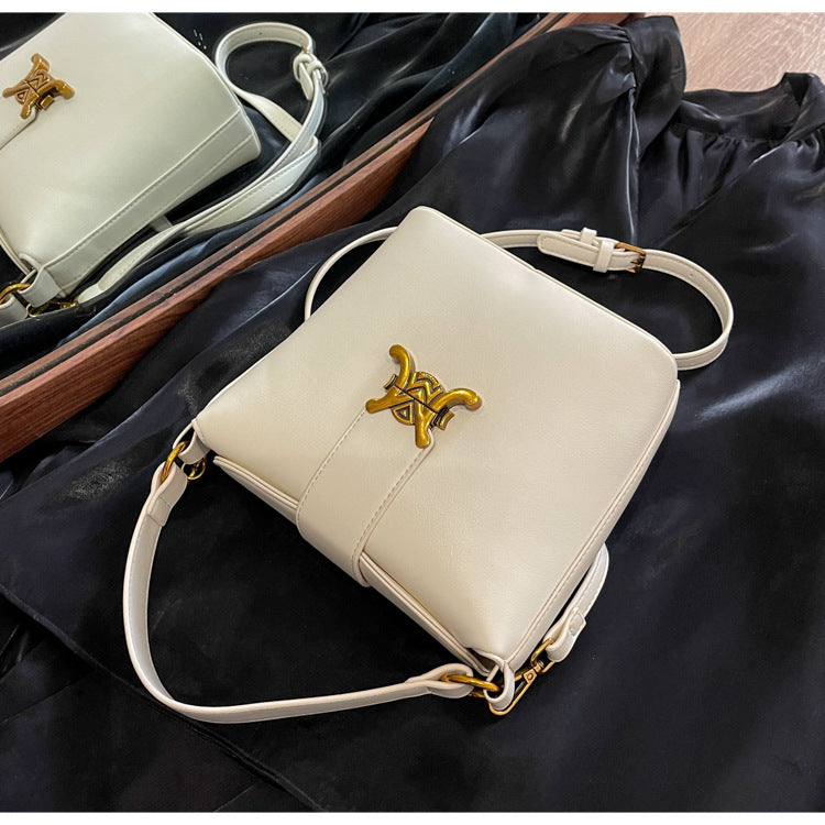 【小物】2色バケツ型バッグF7834