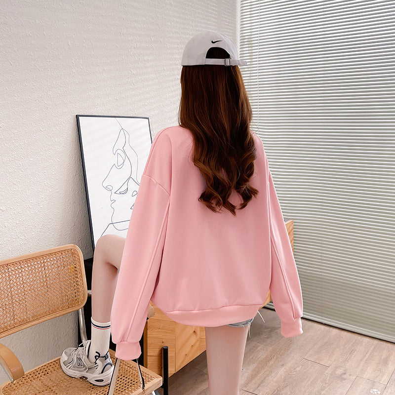 【tops】ゆったりカジュアル薄手パーカーF8260