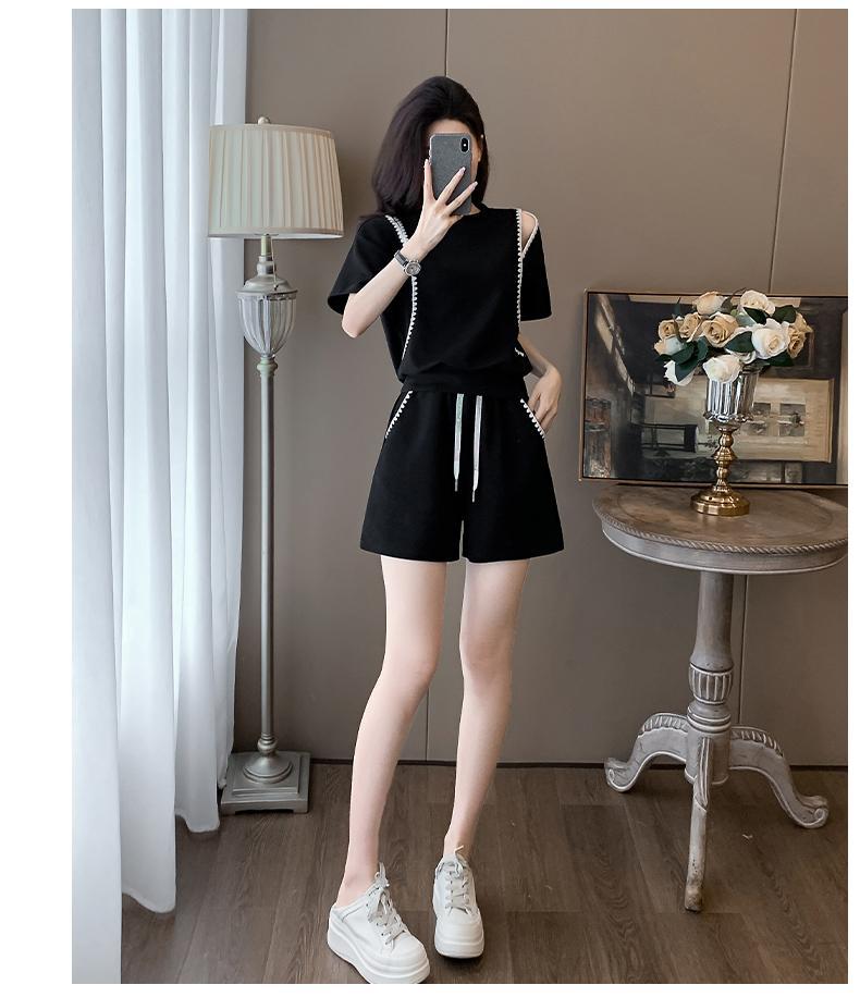 【set】Tシャツ+ショートパンツ2点セットG22410