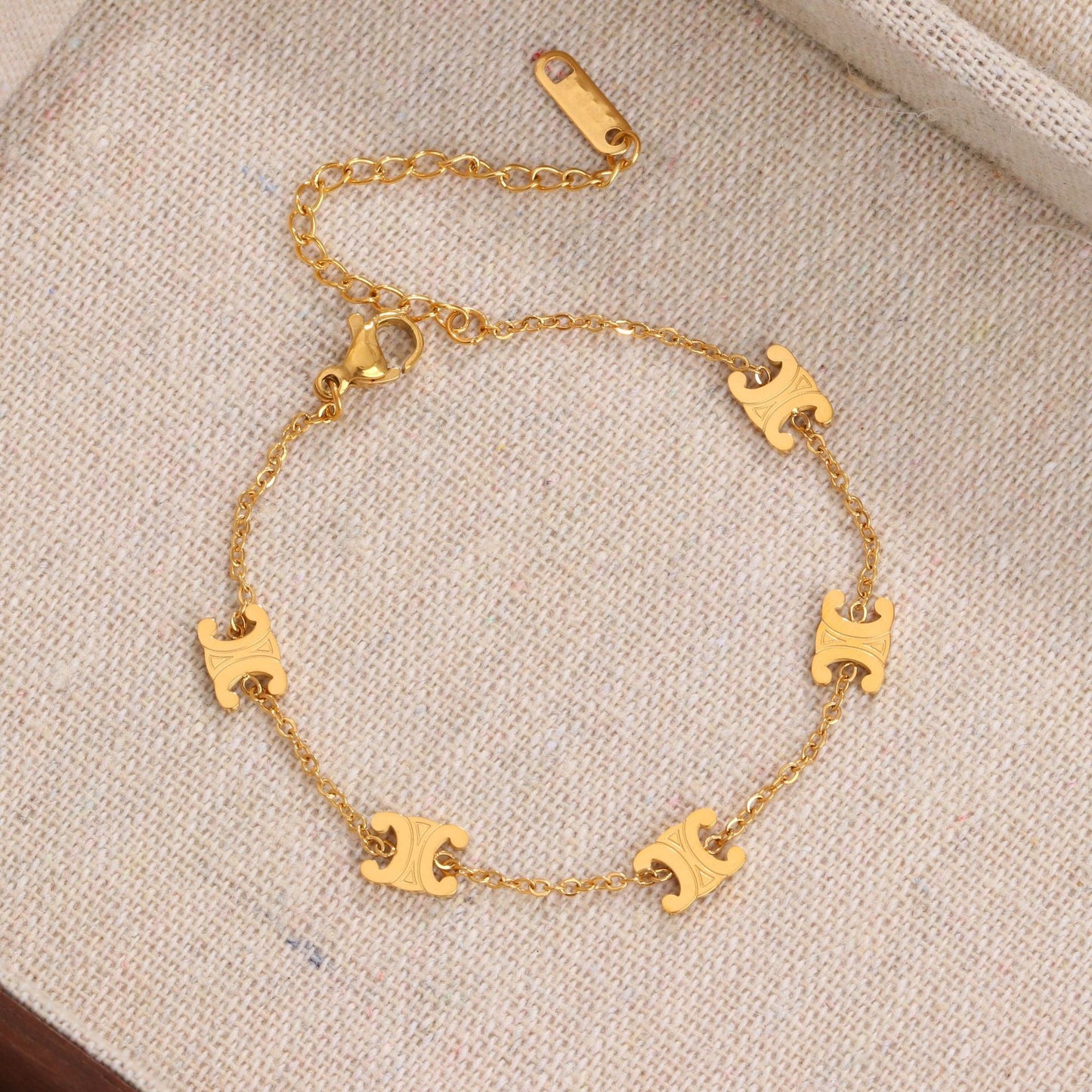 【小物】2色ファッションブレスレットF8183