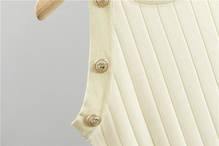 【set】長袖カーディガン+ワンピースニットセットアップF7950