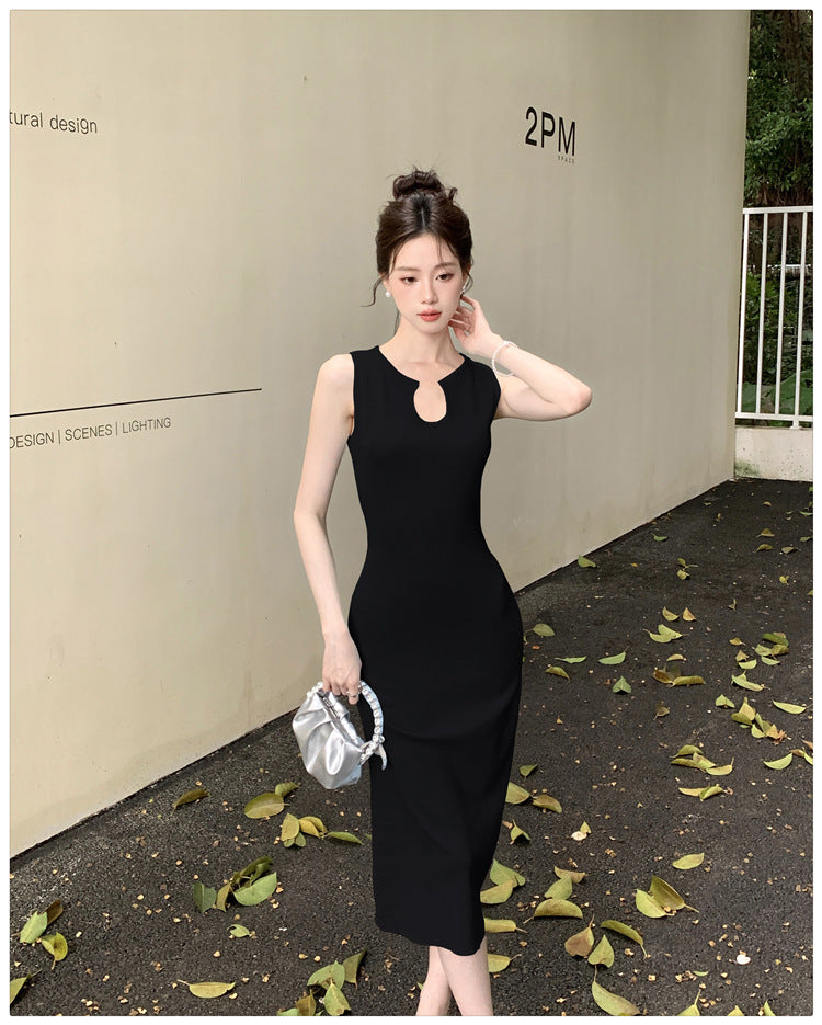 【dress】タイトニットキャミワンピースG22601