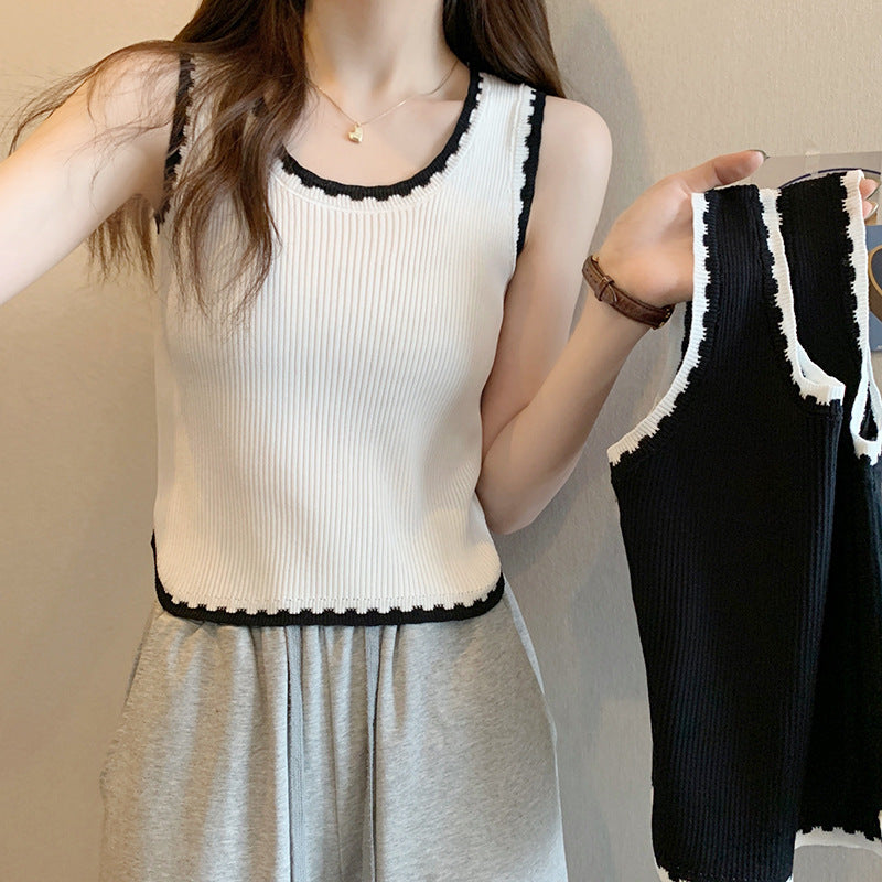 【tops】ニットタンクトップF7590