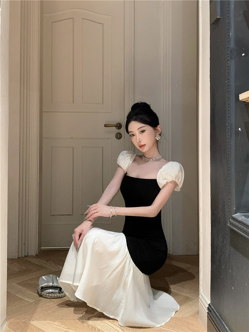 【dress】スクエアネックマーメイドデートワンピースG21887