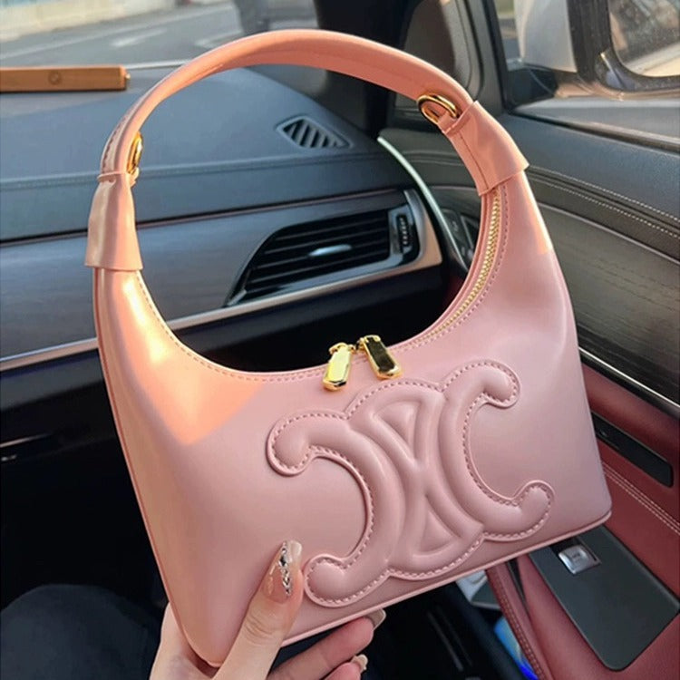 【小物】3色大容量ショルダーバッグF8176