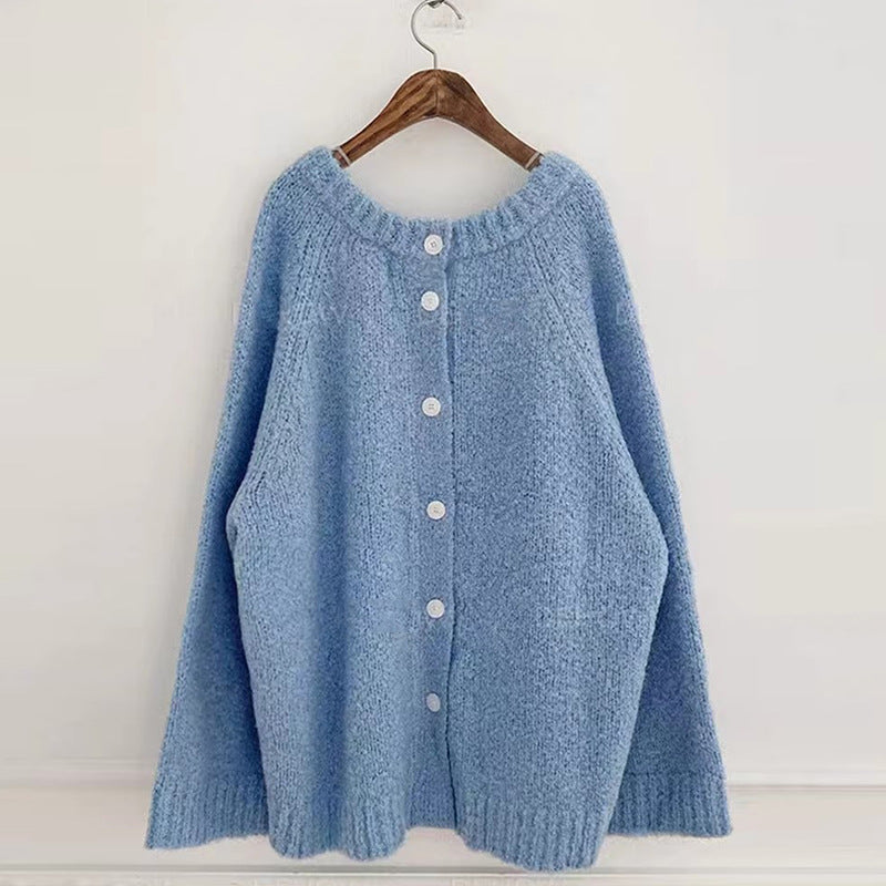 【tops】Vネック長袖ニットセーターG24010