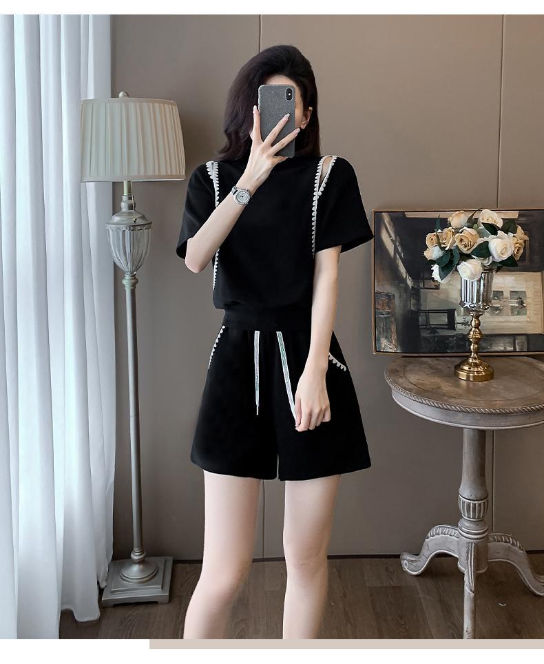【set】Tシャツ+ショートパンツ2点セットG22410