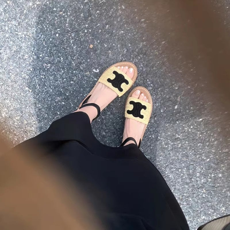 【shoes】2色履きやすいサンダルF7559